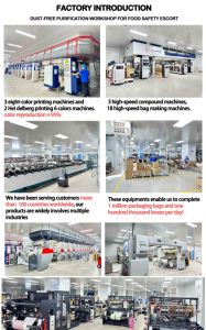 Bolsas personalizadas de pie con ventana y cremallera de papel de aluminio <span class=keywords><strong>para</strong></span> envasado de snacks, galletas, frutos secos y alimentos - Product Image 5