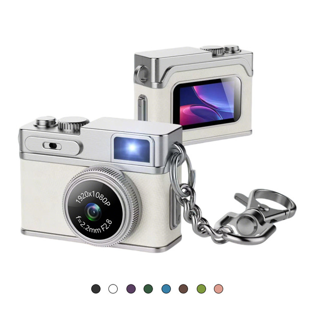 Pocket MINI Retro Camera 0.96'' Key Chain Wearable Lanyard 1080P Video Digital Camera