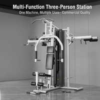 Station d'entraînement multifonctionnelle commerciale à double câble