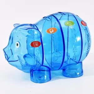 Birthday creative coin change piggy Plastic Piggy Bank