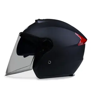 Helm motor bahan Abs wajah terbuka kualitas tinggi Dot grosir baru 2024 untuk pria dan wanita