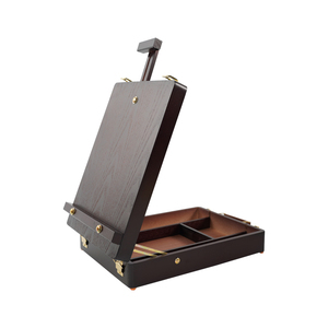 Cavalletto da Tavolo in Legno Regolabile Multifunzionale Portatile per <span class=keywords><strong>Artisti</strong></span> con Coperchio a Cerniera 37x28x10cm - Product Image 5