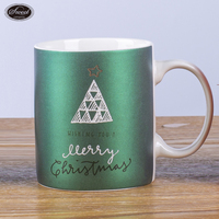 Accessoires de cuisine vente en gros de tasses à thé en porcelaine avec logo personnalisé tasses en céramique bière vin boisson cadeau de café tasse à café de Noël
