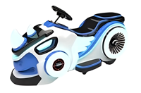 Balançoire enfant hélicoptère de dessin animé, voiture à monnayeur pour enfants, machine à bascule commerciale pour aire de jeux intérieure