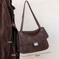 Tas Selempang Kulit Sapi Asli Model Terbaru, Trendy, Berlapis, Kapasitas Besar, Tas Selempang Ketiak Kulit Asli