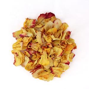 بتلات ورد حمام طبيعية ملونة بتلات الورد الأحمر المجفف زهرة بتلات بتلات الزفاف حلويات الزفاف - Product Image 6