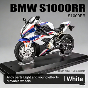 Modelos de Motocicletas de Metal Fundido a Presión a Escala 1/12, Simulación <span class=keywords><strong>H2R</strong></span>, para Varias Marcas, Colección de Juguetes para Niños con Ruedas - Product Image 1
