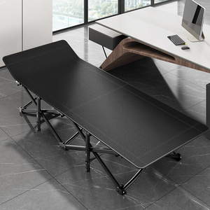 Lit pliant simple simple moderne extérieur Portable chaise longue cadre en métal pour bureau repos Camp sieste sieste escorte pour chambre - Product Image 2