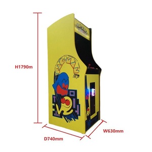 סופרמרקט שער וידאו מכונת משחק חדש lcd עץ גדול כפול לחימה ארקייד מטבע עיר מכונת ארקייד - Product Image 1