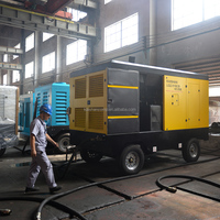 Kaishan KSCY570/12 compresseur à vis portable pour moteur diesel minier 570 CFM 12 bars de pression 380V nouvelle condition moteur pompe PLC