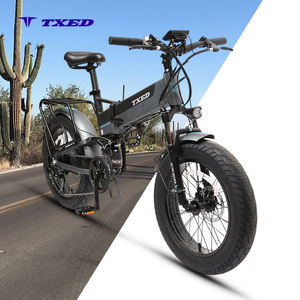 Vélo électrique pliable TXED 20 pouces à 3 plis, pneus larges 4.0, moteur sans balais 48V 500W, batterie 13Ah, 7 vitesses - Product Image 2