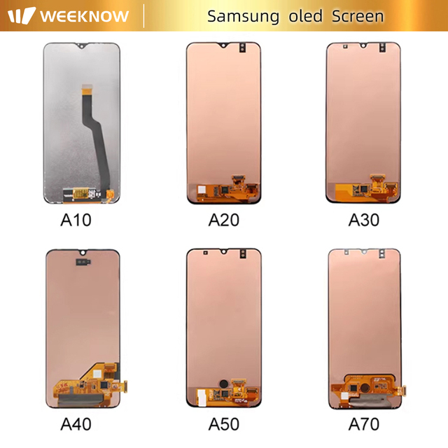 For Samsung A50 A505F AMOLED Display Fingerprint Super AMOLED SM-A505FN LCD Display Touch Screen Digitizer Assembly Replacement