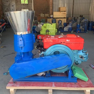 Diesel Loại Động Cơ Gỗ Pellet Mill Máy, Pellet Making Machine Trên Bán - Product Image 2