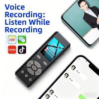 Enregistreur vocal numérique de poche, mini appareil d'enregistrement audio portable, réduction de bruit professionnelle, activation vocale