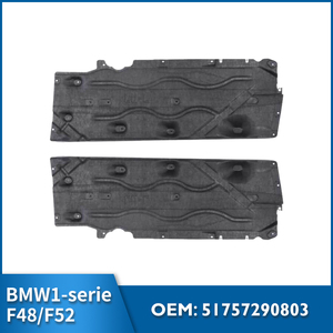 Panneau de protection inférieur en velours pour <span class=keywords><strong>BMW</strong></span> Série <span class=keywords><strong>1</strong></span> F48 F52, pièces de protection du châssis 51757290803 51757290804 - Product Image 4