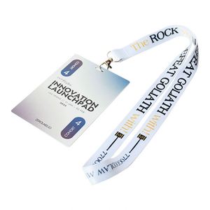 Carte d'identité professionnelle en PVC personnalisée avec logo publicitaire pour événements, tournois de plage, passe backstage, vente en gros, avec cordon en nylon - Product Image 4