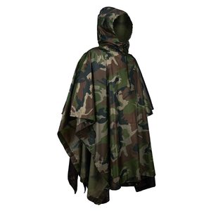 Impermeable Personalizado de Fábrica, Poncho de PVC Camuflado, Portátil, Reutilizable, Impermeable - Product Image 1