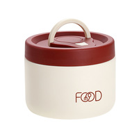 Bocal alimentaire isotherme portable en acier inoxydable 18/8, boîte à lunch à double paroi étanche en acier inoxydable, récipient alimentaire de qualité alimentaire