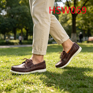 LXG, Chaussures <span class=keywords><strong>bateau</strong></span> Hua Singh <span class=keywords><strong>bleu</strong></span> <span class=keywords><strong>ciel</strong></span>, style lacé, avec doublure en cuir de vachette, modèle Penny, HSW080 - Product Image 4
