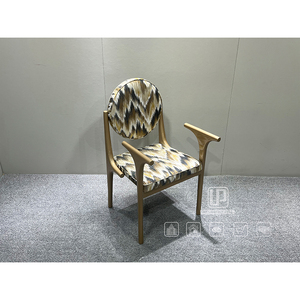 Hot Selling Luxury Antique Dinning Room Furniture Set Wood Frame Fabric Pattern <b>Dining</b> <b>Chair</b> With Square Cushion Hot Selling - Product Image 1
