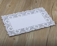 100 pièces de napperons en papier rectangulaires de 30*40 cm pour la décoration de table et les accessoires de pâtisserie