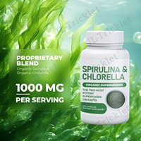 Capsules de spiruline OEM vente en gros supplément capsule de spiruline verte capsules de superaliment spiruline verte