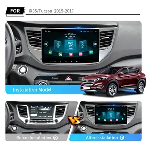 KD-1083 Android Auto Carplay Radio lettore multimediale Stereo per Auto con schermo HD da 10.1 pollici per Hyundai ix35 2015-2017