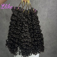 Extensions de cheveux humains bruts bouclés noirs birmans, qualité Single Drawn, sans perte ni emmêlement