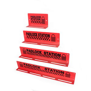 Centro di Bloccaggio Compatto per 10 Lucchetti, Rastrelliera per Lucchetti - Product Image 1
