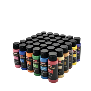 ชุดสีอะคริลิค 12 แปรง 36 สี ขนาด 60 มล. สำหรับงานศิลปะในสตูดิโอและโครงการโรงเรียน คุณภาพทนทานและไม่ลอกง่าย - Product Image 5