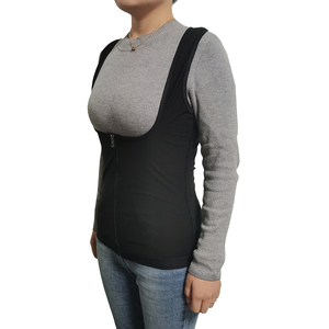 נשים סאונה זיעה אפוד מסלול דחיסה חליפת סאונה חמה זיעה סאונה אפוד שומן מבער העליון - Product Image 3