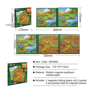 2 In1 Casse-tête magnétique Casse-tête <span class=keywords><strong>personnalisé</strong></span> Magnetic Lovingly Season Educational <span class=keywords><strong>Puzzle</strong></span> Game - Product Image 6