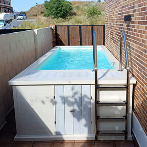 Jacuzzi, spa exterior, piscinas sobre el suelo, piscina contenedor, piscina de fibra de vidrio, piscinas, piscina de inmersión exterior. - Product Image 4