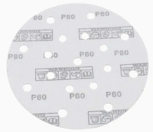 Disco de lijado púrpura de gancho y bucle de 15 agujeros de 6 pulgadas y 150mm de fábrica para papel de lija de cerámica abrasivo automotriz óxido de aluminio 40 #-2000 # - Product Image 5