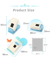 Perforatrice de papier 25 mm, outil de découpe personnalisé, perforatrice artisanale, perforatrice rectangulaire pour cartes, perforatrice carrée pour étiquettes