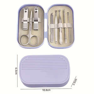 Kit de manucure professionnel en acier inoxydable, ensemble complet d'outils de soin des ongles, kit de beauté portable tout-en-un pour le soin des ongles - Product Image 4