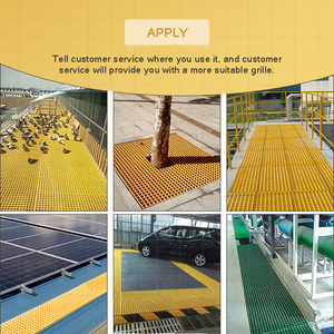 Grilles de sol en plastique de haute qualité Shine Universe pour porcs, 38 mm * 38 mm, 50 mm * 50 mm, antidérapantes, revêtement de sol pour porcs, mini-maille en fibre de verre FRP - Product Image 5