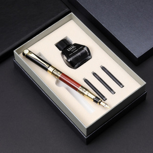 Set di penne stilografiche a inchiostro personalizzato di lusso cartucce sostitutive Set regalo speciale per studenti - Product Image 6