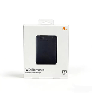 Disque dur externe portable 2,5 pouces 5 To, coque antichoc en ABS, USB 3.0 haute vitesse, pour le stockage de données - Product Image 1