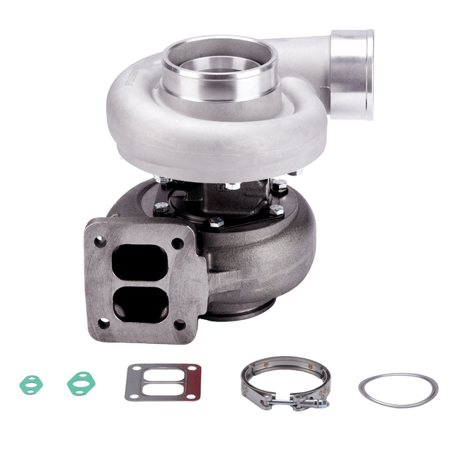 GT45 Turbocharger 4 Bolts Twin Scroll 1.05 A/R for Universal 4.0-6.0L External Wastegate