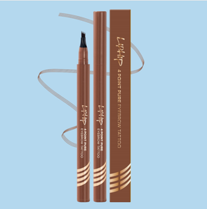 LIPHIP 02 - Lápiz de Cejas de Color Marrón Claro de 4 Puntas, Punta Fina, Efecto de Pelo Natural, Resistente al Agua, Secado Rápido, para un Aspecto Natural y Definido - Product Image 2