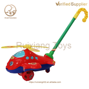 Çocuk karikatür el itme uçak bebek arabası yürüteç tekerlekler oyuncak yürümeye başlayan eğitici oyuncaklar ebeveyn-çocuk etkileşimi - Product Image 5