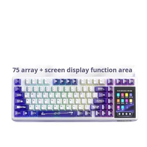 Aula Tarantula L99 Tùy Chỉnh 2.4Ghz Không Dây Bàn Phím Cơ Khí Ba-Chế Độ Cho <span class=keywords><strong>Bluetooth</strong></span> Màn Hình Hiển Thị Cho Văn Phòng Esports - Product Image 5