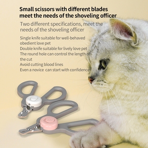 अनुकूलित पैकिंग रंग अत्यधिक काटने वाले पालतू नाखून कटर स्टेनलेस स्टील पालतू जानवर बिल्ली और कुत्ते के लिए हल्के नाखून क्लिपर्स - Product Image 6