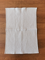 Essuie-tout de cuisine 100 % coton gaufré à carreaux, multi-usages, ultra-absorbant, antimicrobien, séchage rapide, écologique