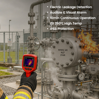 Caméra thermique portative de sauvetage incendie, imageur thermique infrarouge multifonction, lumière visible, GPS, synchronisation des données sans fil, vision nocturne