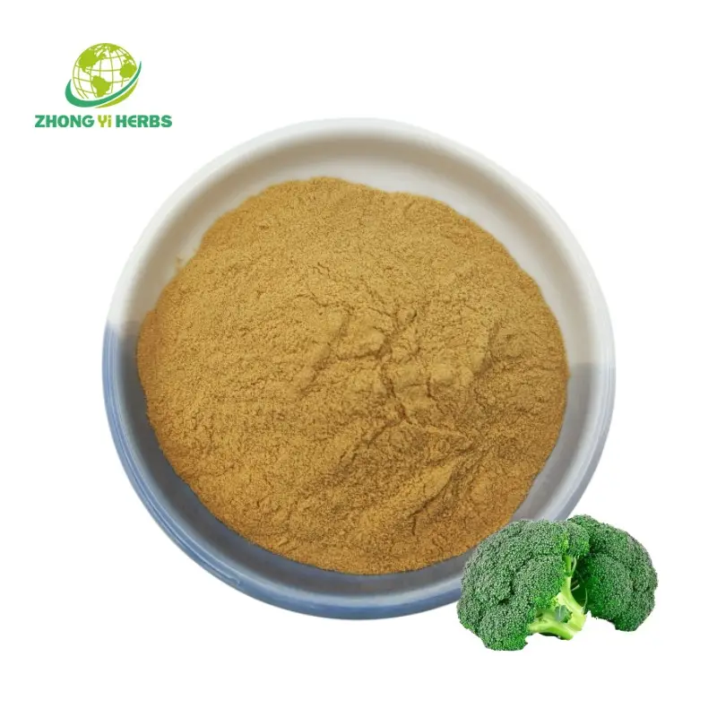 Factory Supply Natural OEM Private Label Food Supplement Organic Sulforaphane Broccoli Sprout Extract Powder