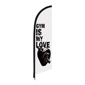Cheap Price Outdoor Advertising Stand Feather Open Large Custom Beach Flag <b>Banner</b> - Product Image 1