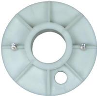 Capot de puits pour pompe submersible de 4 pouces - Couvercle de puits en PRV pour forage de 107-159 mm avec joint d'étanchéité pour tuyau de pression de 32/50 mm