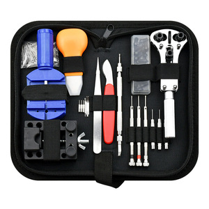 Strumenti professionali per orologiai di pneumatici borsa posteriore 144 pz Kit di riparazione orologi - Product Image 1